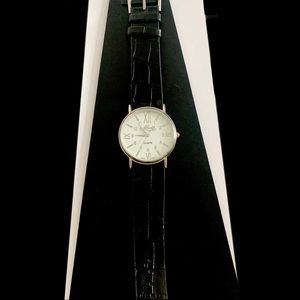Moretti Men's Watch Black Leather Band